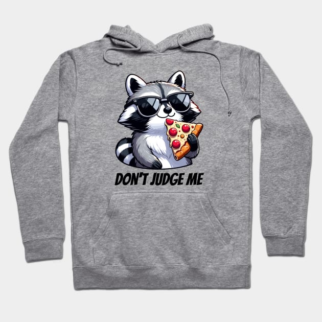 Chill Raccoon Hoodie by Muslimory